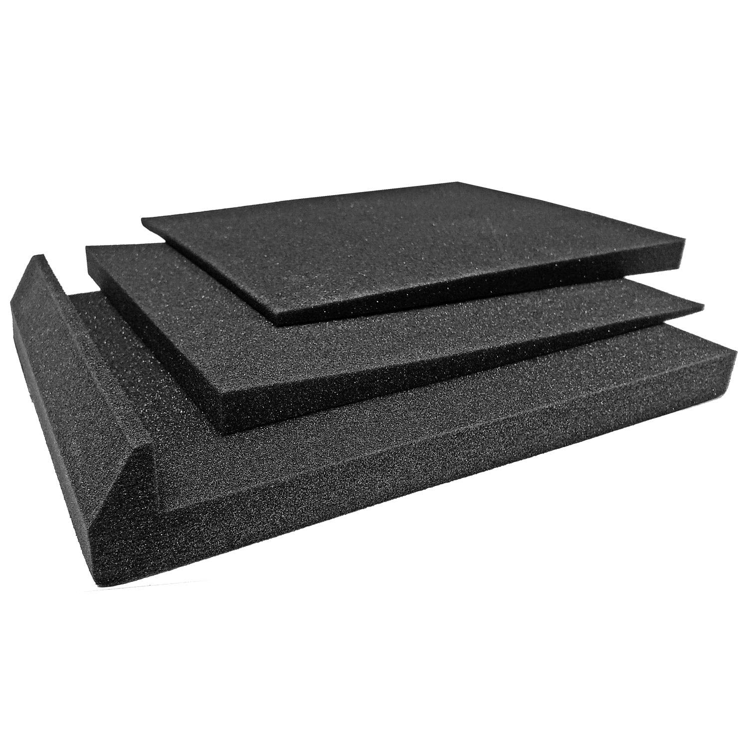 AxcessAbles Studio Speaker Isolation Pads for 6.5, 7, 8 Inch Monitors | Acoustic Foam Riser Pads | High-Density Isolation Foam for Studio, DJ, Mixing, Recording 6" to 8" Speakers - Image 2