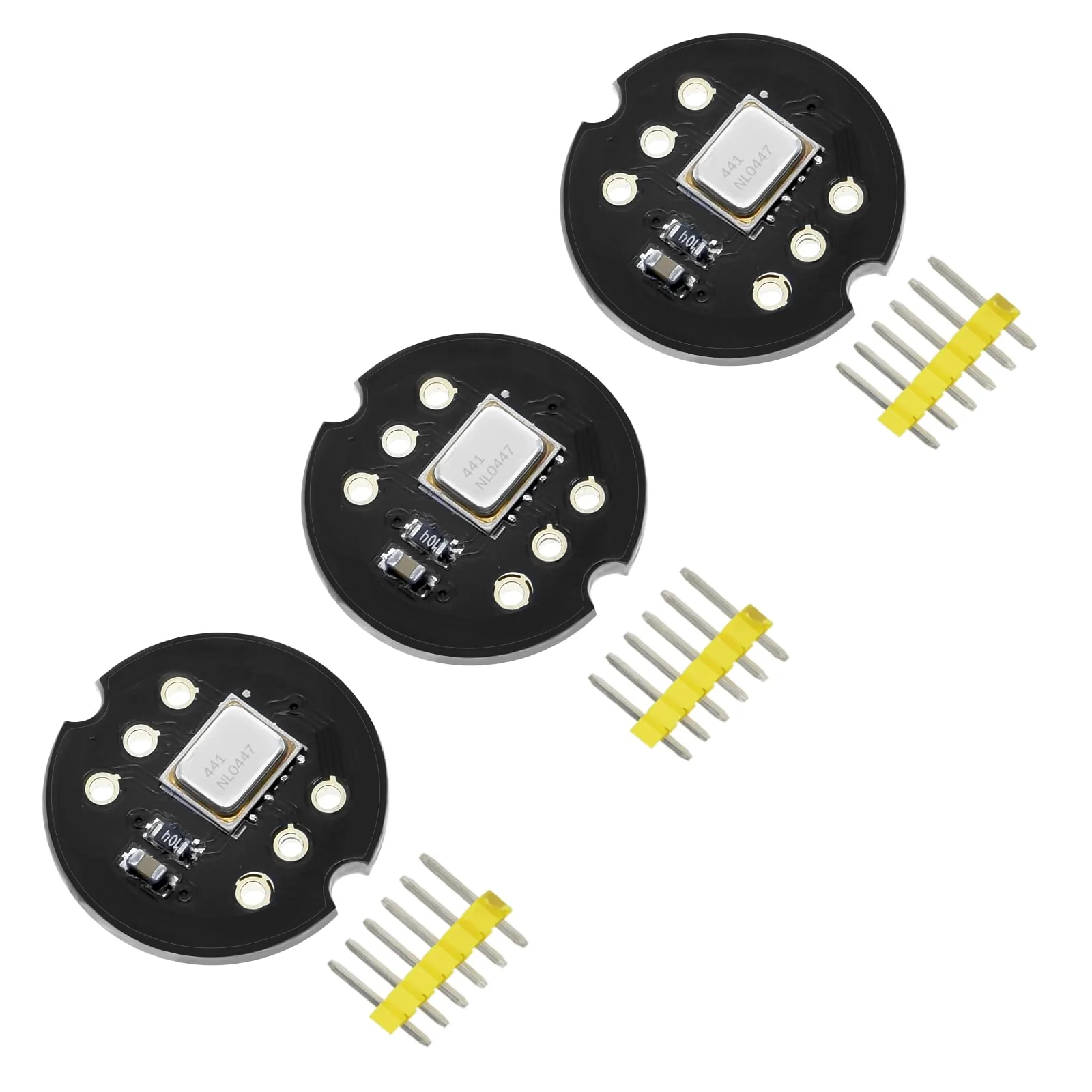 AYWHP Pack of 3 INMP441 Omnidirectional Microphone Module 24 Bit I2S Interface Digital Output Compatible with ESP-32 Arduino