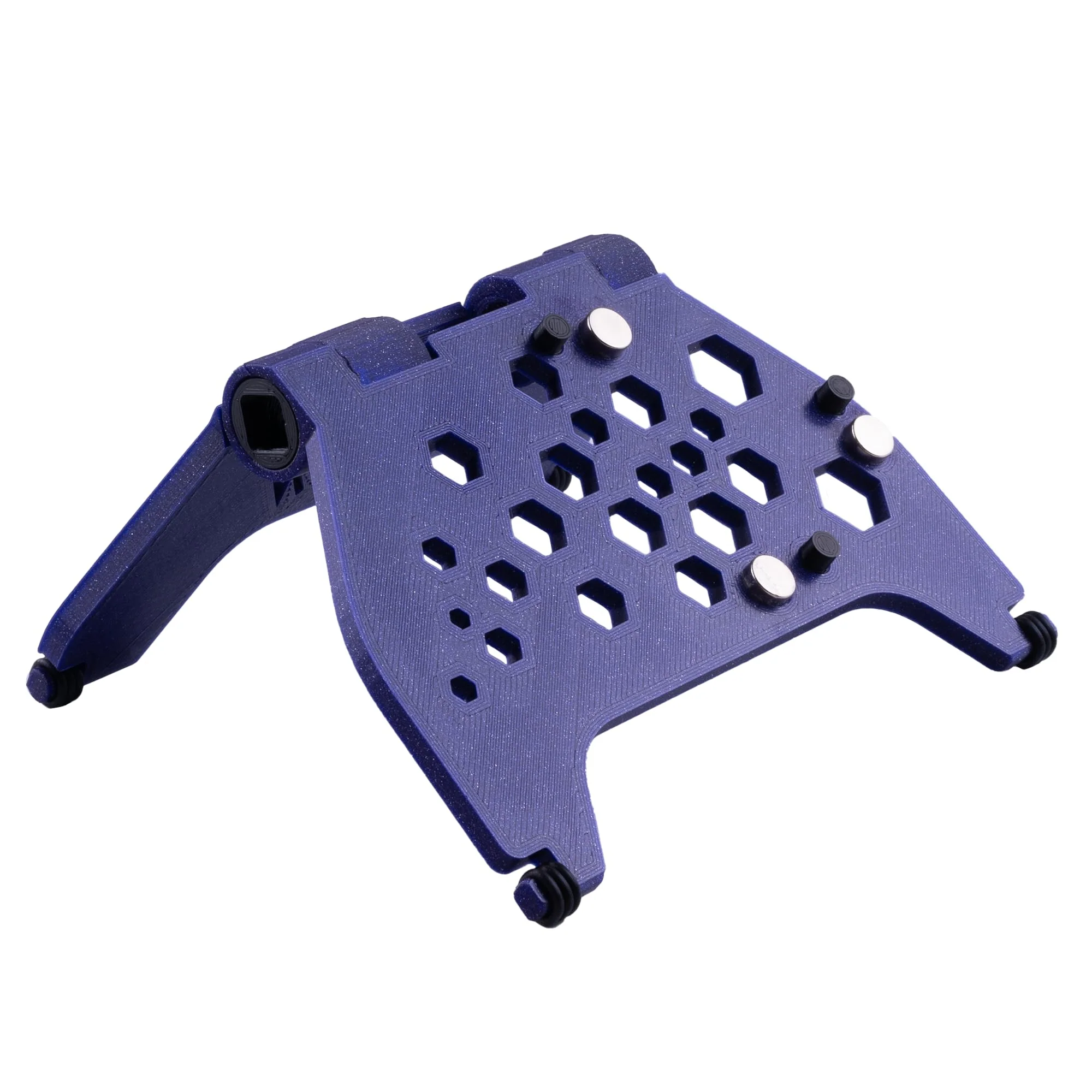 Azeron 3D Printed Adjustable Magnetic Stand for Azeron Cyborg, Cyborg-Compact, Classic and Compact Models. (Galaxy Purple) Galaxy Purple