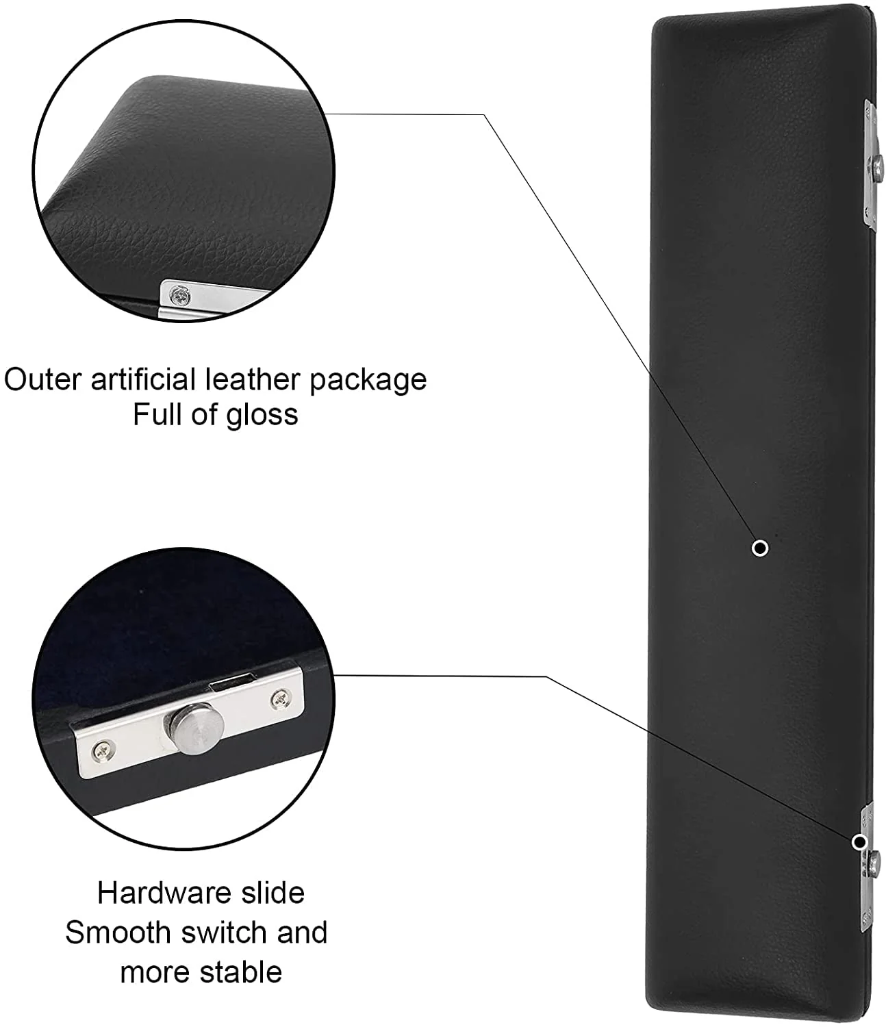 B Foot Joint Flute Case 17 Hole flute Bag Box PU Leather for Flute Players Musician Gift - Image 3