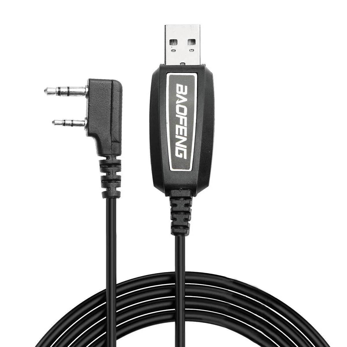 Baofeng USB Programming Cable PL2303 Support Chirp for GMRS Radio Two Way ham Portable radios: UV-5R,BF-F8HP, BF-888S,UV82HP,GT-3,UV-9S,BF-R3 (Black)
