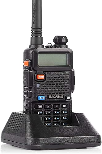 Baofeng UV-5R Two Way Radio Dual Band 144-148/420-450Mhz Walkie Talkie 1800mAh Li-ion Battery(Black) - Image 5