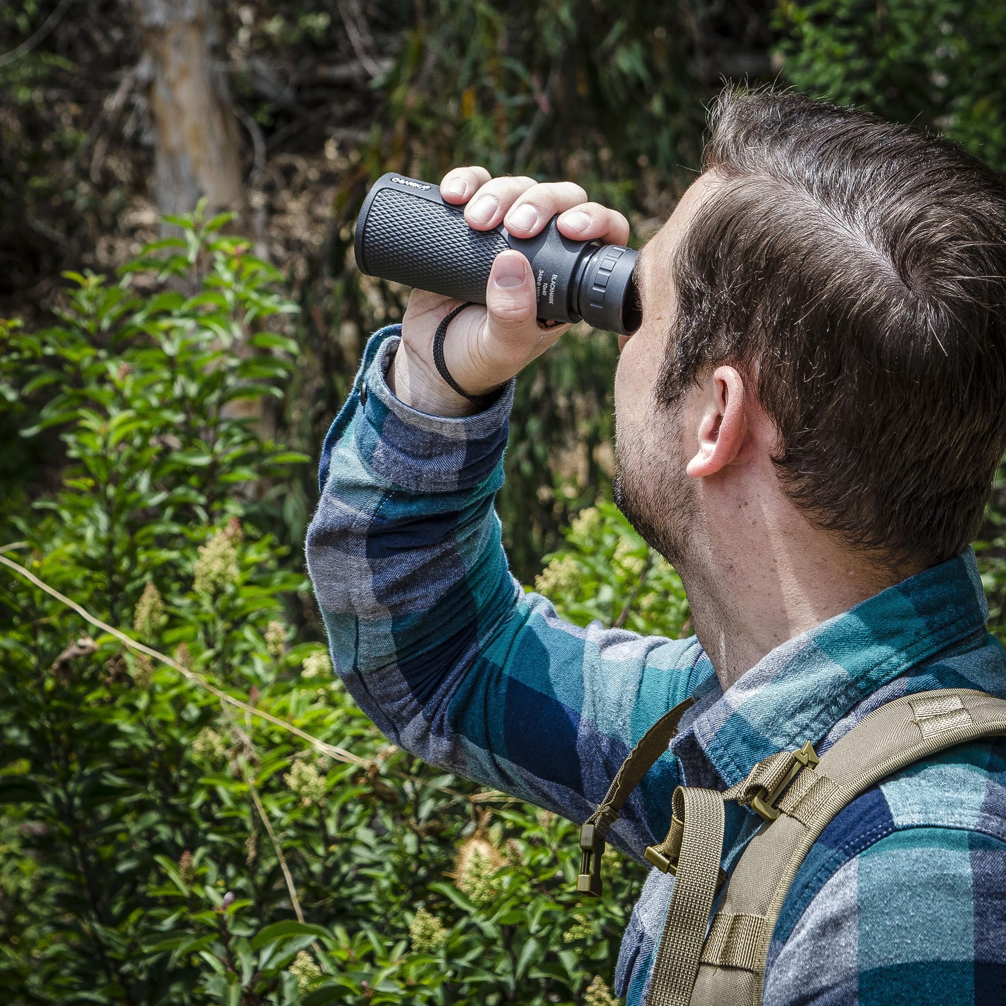 Barska Blackhawk Compact Waterproof Monocular with Wrist Strap for Birding, Hiking, Sports, Events, Concerts 10x40 - Image 6