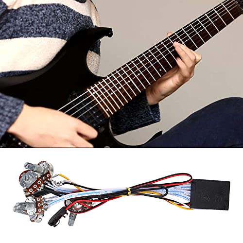 Bass Guitar Preamp 3 Band EQ Active Circuit, Dual Potentiometer Tone Control with Noise Reduction for Pickup Volume Balance DIY Installation Kit - Image 3