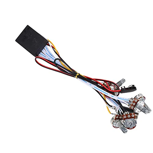 Bass Guitar Preamp 3 Band EQ Active Circuit, Dual Potentiometer Tone Control with Noise Reduction for Pickup Volume Balance DIY Installation Kit - Image 5