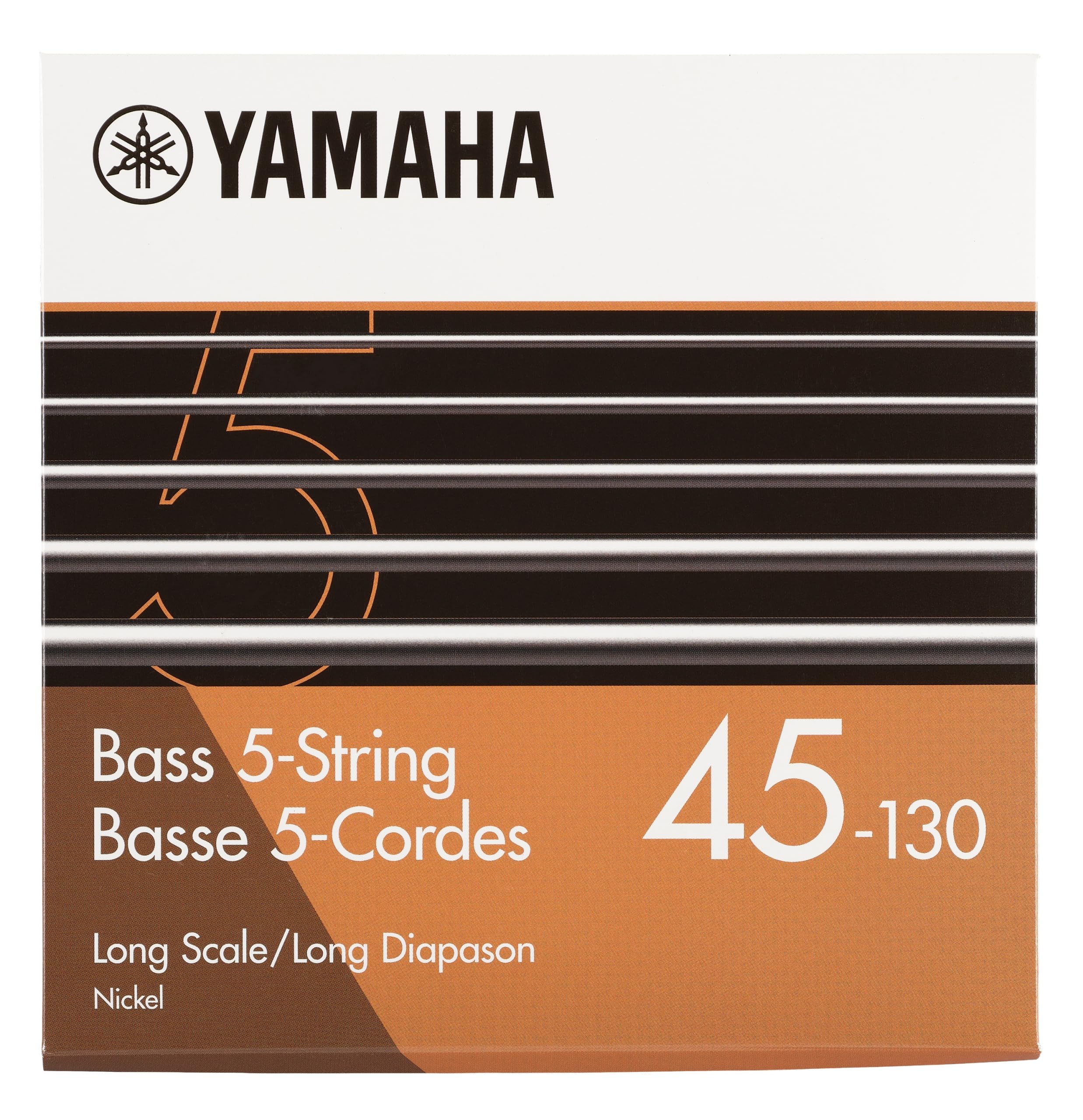 Bass Guitar Strings, 5-String Long (045~130), Nickel