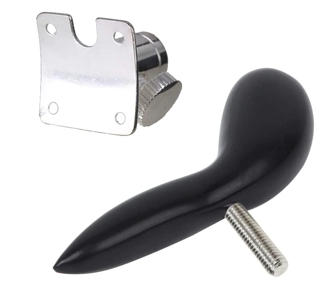 Bassoon Hand Saddle Rest Holder Thumb Rest with Fixing 4 Screws and Base Instruments Accessories - Image 2