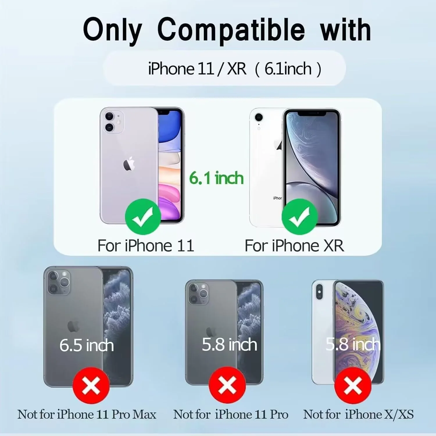 Battery Case for iPhone 11/XR (6.1inch),Upgraded 7500mAh Slim Portable Charger Case Cover,External Battery Pack Charging Case with Tempered-Glass Screen Protector for iPhone 11/iPhone XR (Black) Black - Image 7