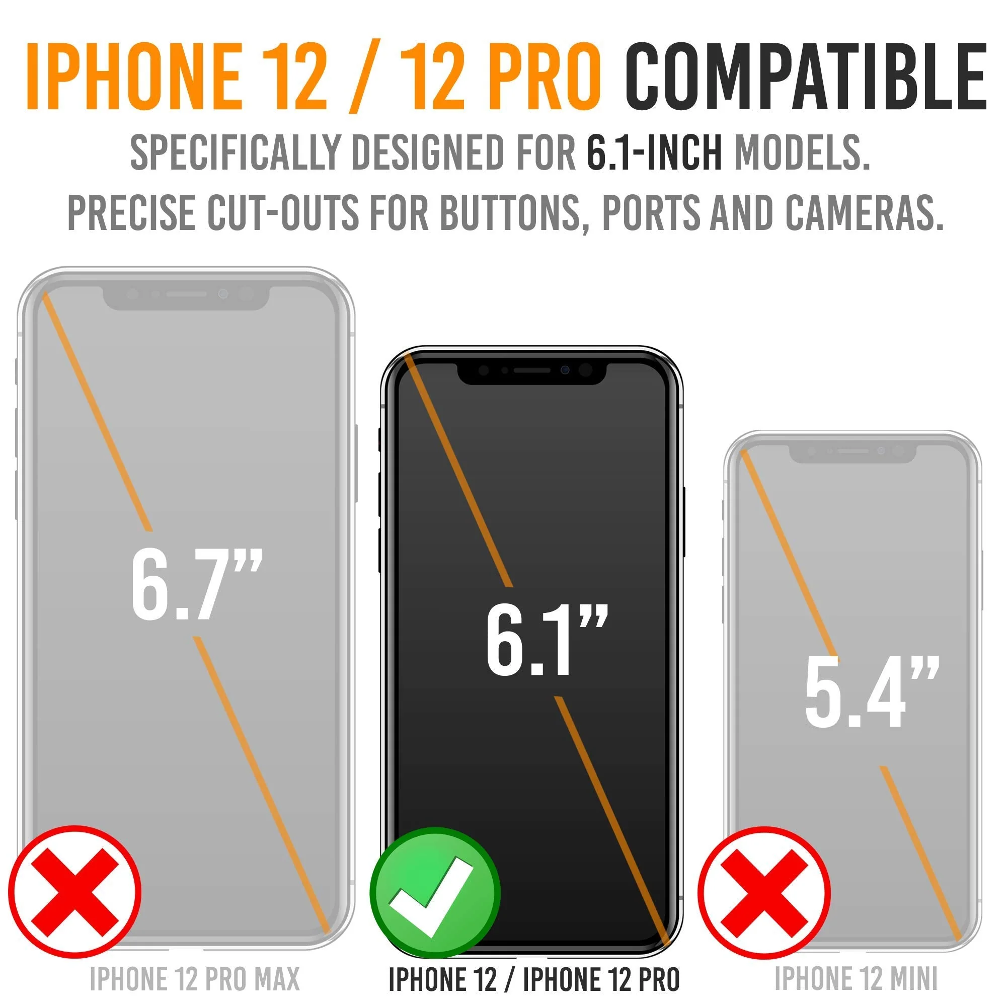 Battery Case for iPhone 12 Pro & iPhone 12, 5000mAh Slim Portable Protective Extended Charger Cover with Wireless Charging Compatible with iPhone 12 and iPhone 12 pro (6.1 inch) - BX12 (Matte Black) - Image 2