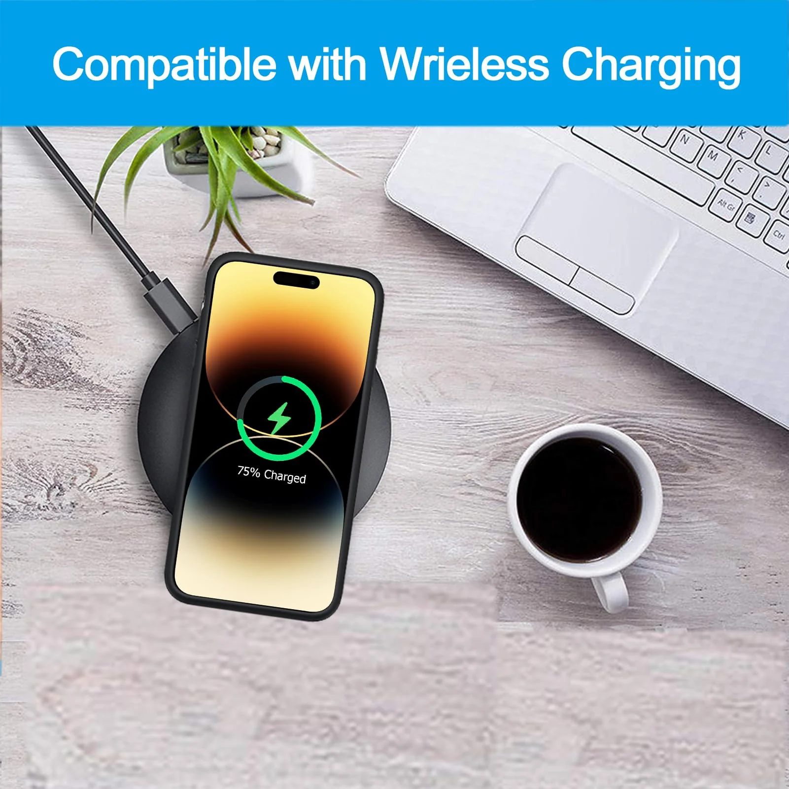 Battery Case for iPhone 14 Pro, Upgraded 10000mAh Battery Pack Rechargeable Charger Case with Carplay Wireless Charging Compatible for iPhone 14 Pro (6.1 inch) External Battery Charging Case (Black) - Image 6