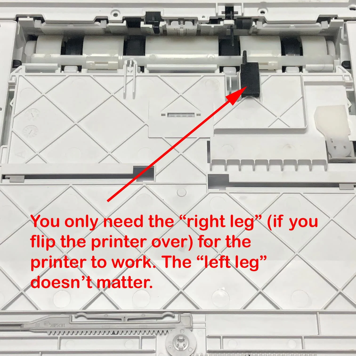 BCH Repair Kit -Fix Paper Tray Leg for 4LW49-90009 HP Envy 6000 Series 6052 6055 6059 - Image 7