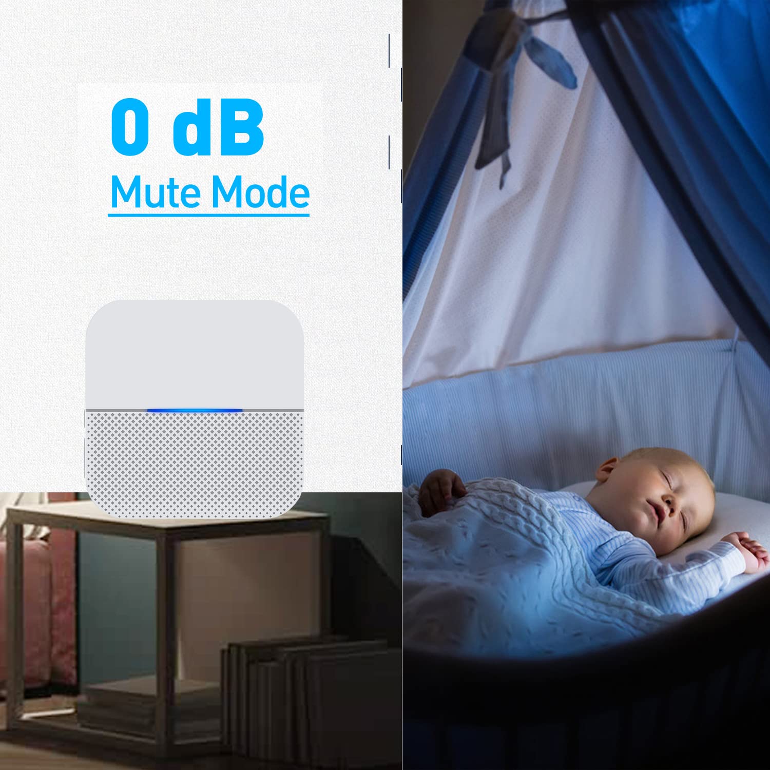 Bed Alarm for Elderly Dementia Patients,Portable Wireless Caregiver Pager Bed Alarms and Fall Prevention Alert for Elderly ,Elderly Monitoring for Home 1 Portable Pager and 1 Motion Sensor - Image 5