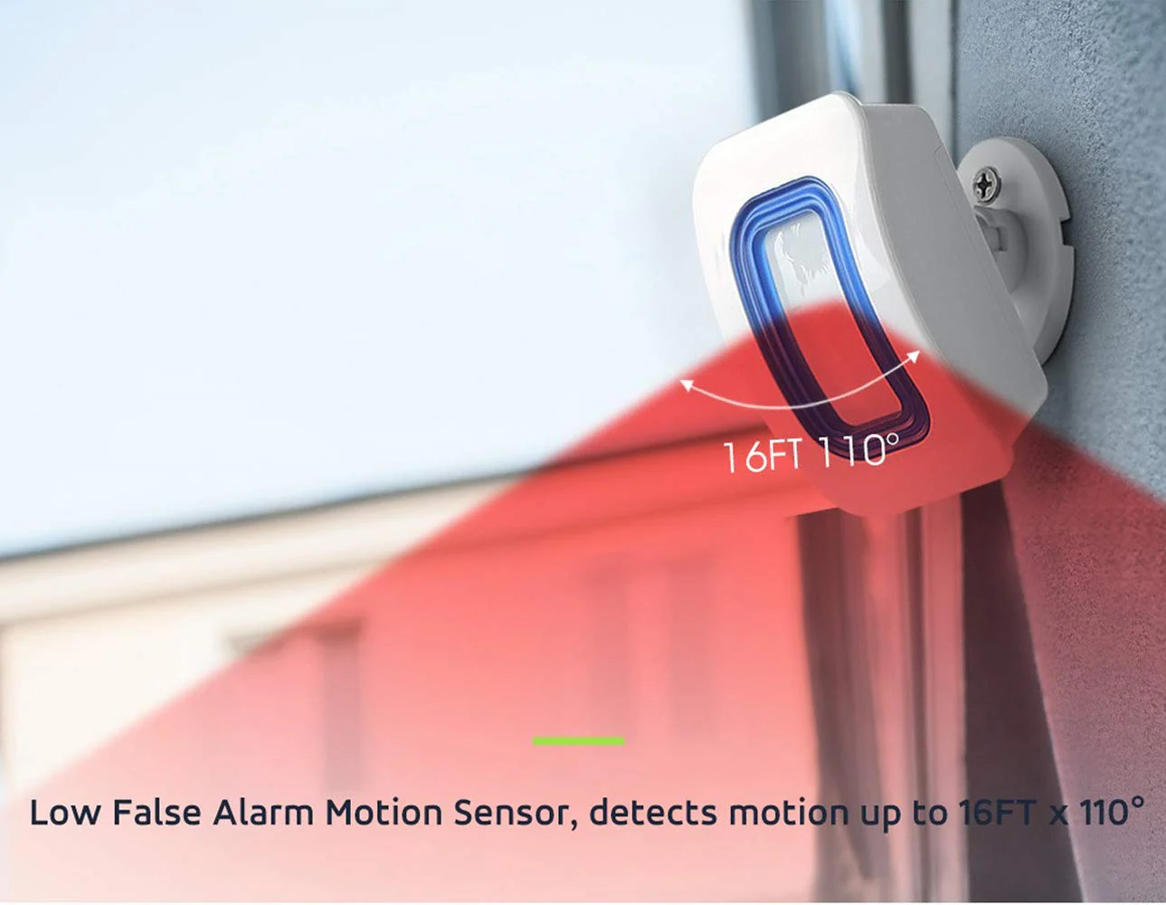 Bed Alarm for Elderly Dementia Patients,Portable Wireless Caregiver Pager Bed Alarms and Fall Prevention Alert for Elderly ,Elderly Monitoring for Home 1 Portable Pager and 1 Motion Sensor - Image 6