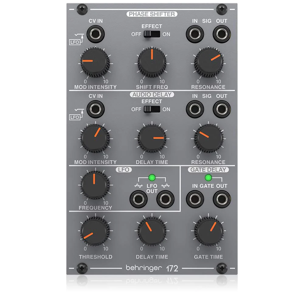 Behringer 172 PHASE SHIFTER/DELAY/LFO Legendary Analog Phase Shifter/Delay/LFO Module for Eurorack