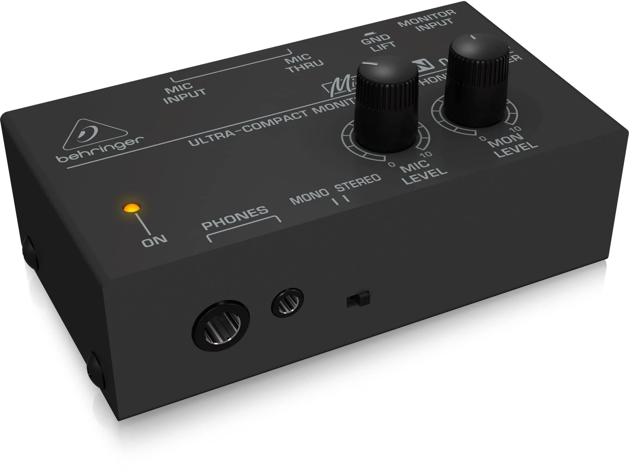 Behringer Micromon MA400 Ultra-Compact Monitor Headphone Amplifier, 15Hz-25 kHz Bandwidth, 2 kOhms Input Impedance - Image 5