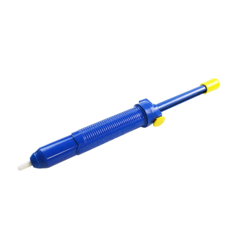 Belmaks Desoldering Wick Vacuum Pump Soldering Suction Remover Kit Hand Tool for Vacuum Large Deluxe Series Blue Teflon Tip Anti-Static 33 cm Length