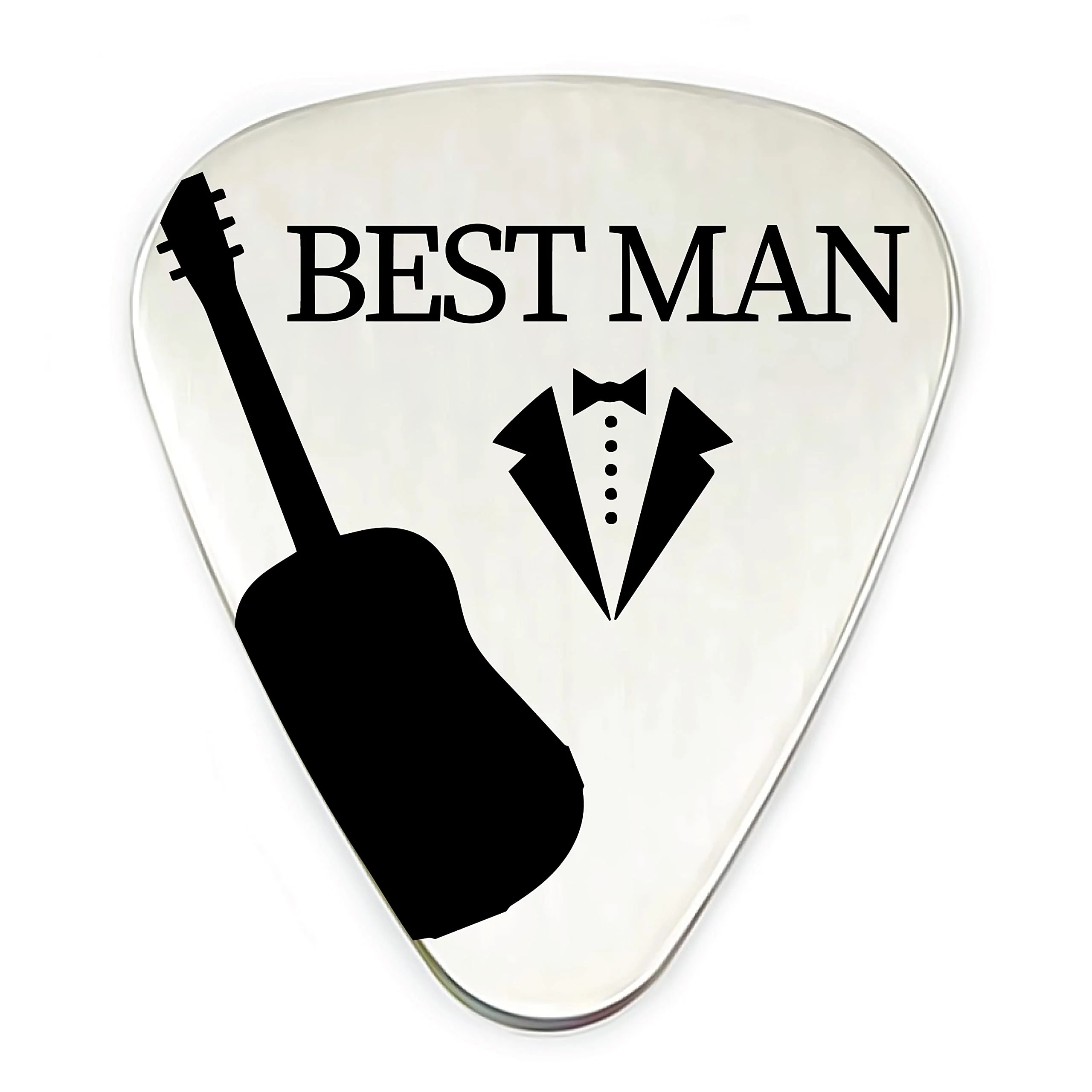 Best Man Guitar Pick Wedding Party Gift Idea Family Friend Best Man Gift Christmas Birthday Gift Idea Best Man Guitar Pick FBA-WEDDING-PICK (Best Man)
