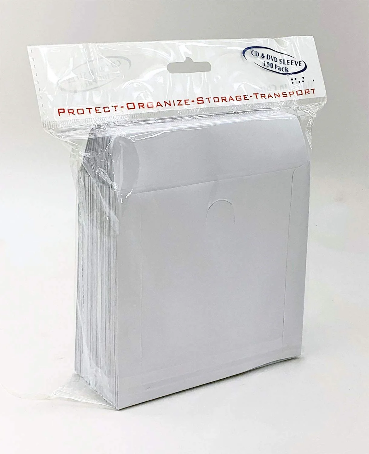 BestDuplicator White Cd/DVD Paper Media Sleeves Envelopes with Flap and Clear Window (Pack of 100) 100 Sleeves - Image 3