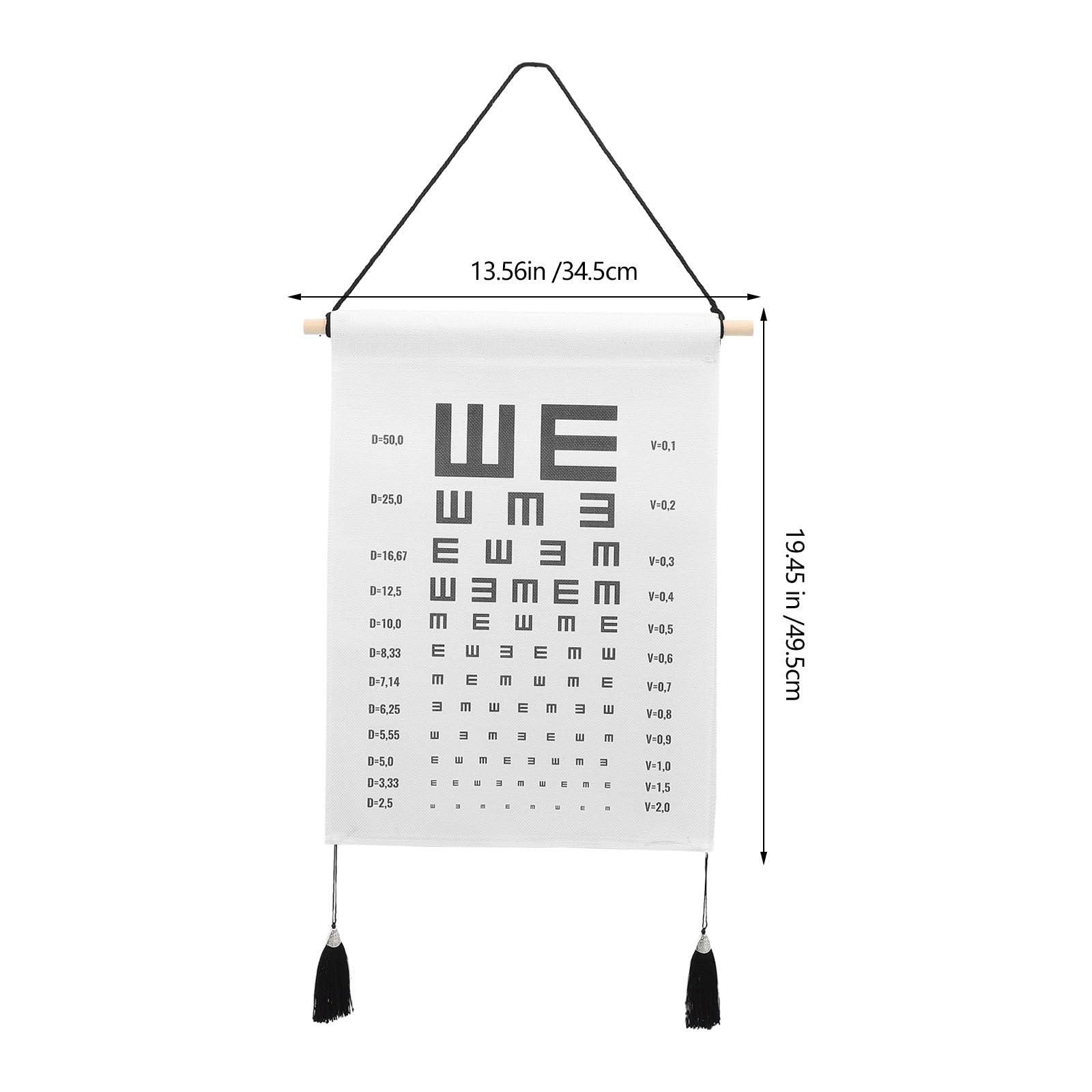 BESTOYARD Picture Board for Hanging Pictures, Wall Test, Eye Test, Eye Examination Board, Home Viewing Board, Examination Board for Hanging on the Wall Image 1 - Image 2