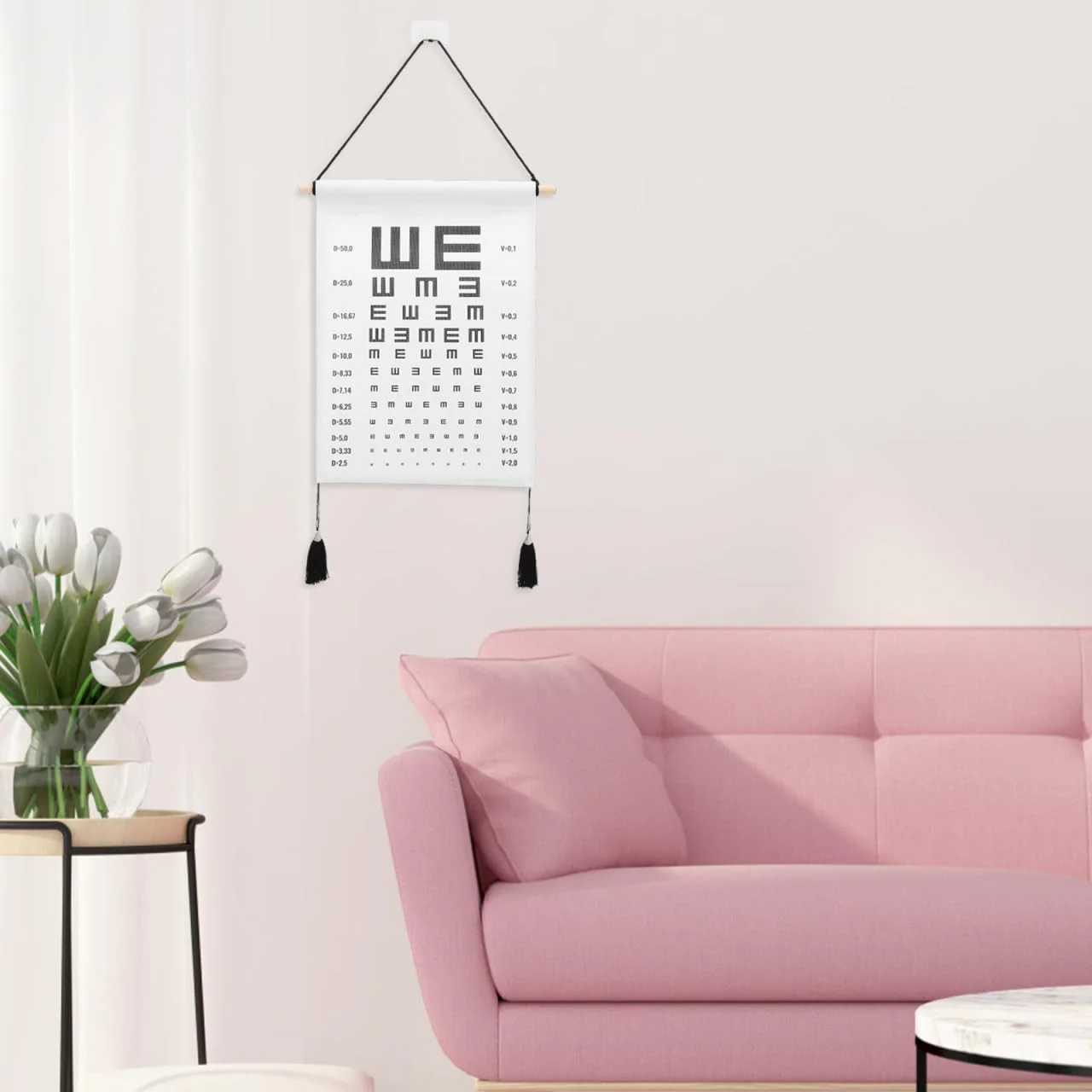 BESTOYARD Picture Board for Hanging Pictures, Wall Test, Eye Test, Eye Examination Board, Home Viewing Board, Examination Board for Hanging on the Wall Image 1 - Image 4