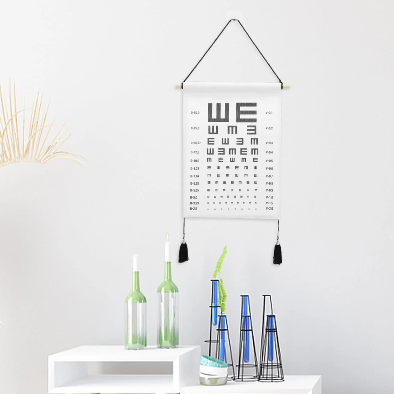 BESTOYARD Picture Board for Hanging Pictures, Wall Test, Eye Test, Eye Examination Board, Home Viewing Board, Examination Board for Hanging on the Wall Image 1 - Image 7