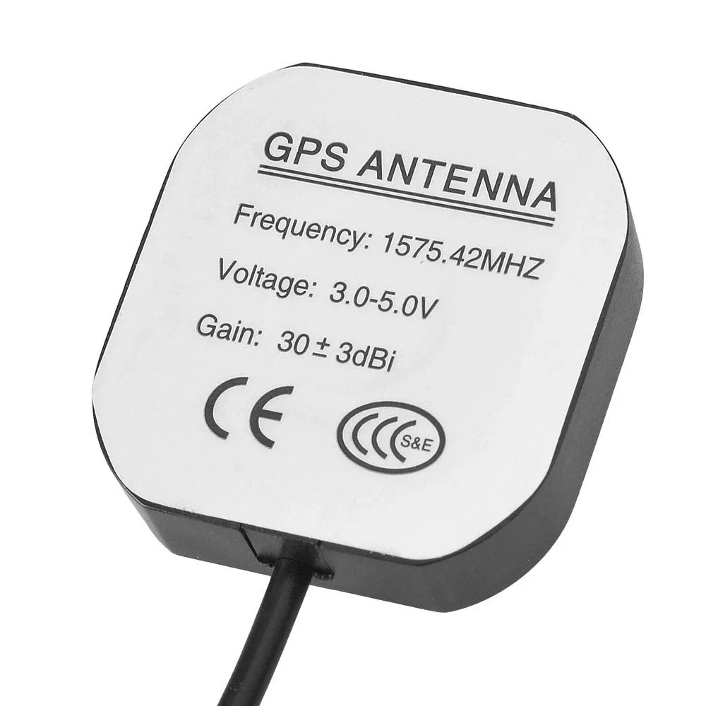 Bingfu Car GPS Antenna SMA Male Waterproof Active GPS Navigation Antenna for Car Stereo Radio Head Unit GPS Navigation System Modem Vehicle Tracker Real Time Monitor Security Camera IoT Router Gateway SMA Male Right Angle Antenna - Image 4