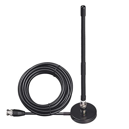 Bingfu CB Antenna 27MHz CB Radio Antenna Soft Whip Magnetic Base CB Antenna BNC & PL259 Male Compatible with Cobra Midland Uniden Maxon President Portable Handheld CB Radio Car Mobile Radio Scanner - Image 8