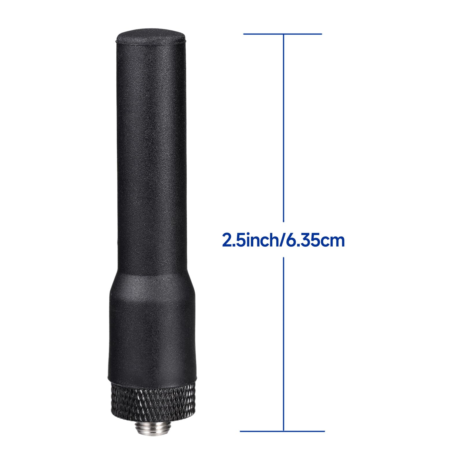 Bingfu Dual Band VHF UHF 136-174MHz 400-470MHz Ham Radio Antenna Two Way Radio Walkie Talkie 2.5 inch Mini Soft Whip SMA Female Antenna 2-Pack for Kenwood Wouxun Baofeng BF-F8HP UV-5R UV-82 BF-888S 2-Pack SMA Female Antenna - Image 3