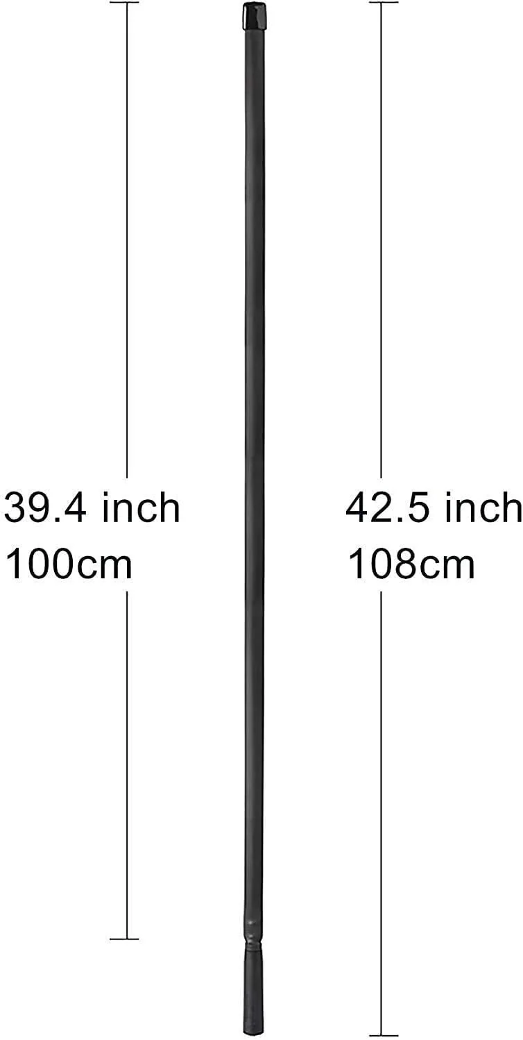 Bingfu Foldable CS Tactical SMA Female Ham Radio Antenna 2-Pack Dual Band VHF UHF 136-520MHz 42.5 inch Antenna for Kenwood Baofeng BF-F8HP UV-5R UV-82 BF-888S GT-3 Ham Two Way Radio Walkie Talkie 2-Pack 42.5 inch Antenna - Image 5