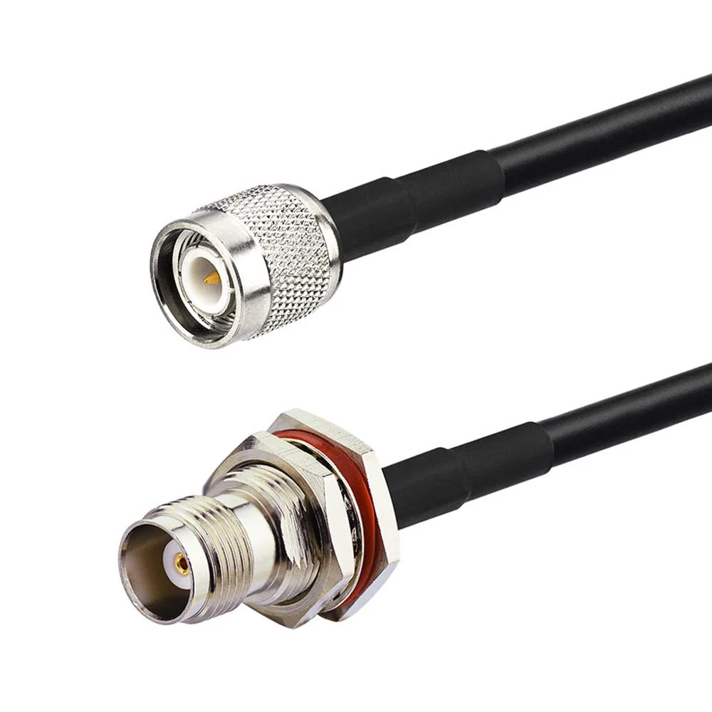 BINGFU RTK Survey GPS Antenna Extension Cable TNC Male to Female Bulkhead Mount RG58 Coax Jumper Cable 1m 3 feet for Vehicle Trimble Topcon Leica Sokkia GNSS RTK Receiver Marine Boat GPS Navigation - Image 2