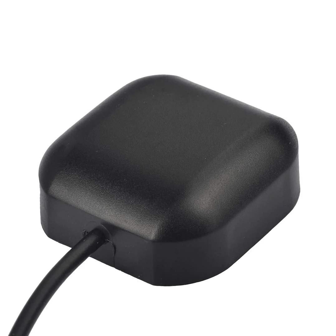Bingfu Vehicle GPS Navigation Antenna Active GPS Antenna with Fakra C Right Angle Connector Compatible with Car Truck GPS Navigation Receiver System Factory DVD Stereo Head Unit Fakra C Right Angle Antenna - Image 2