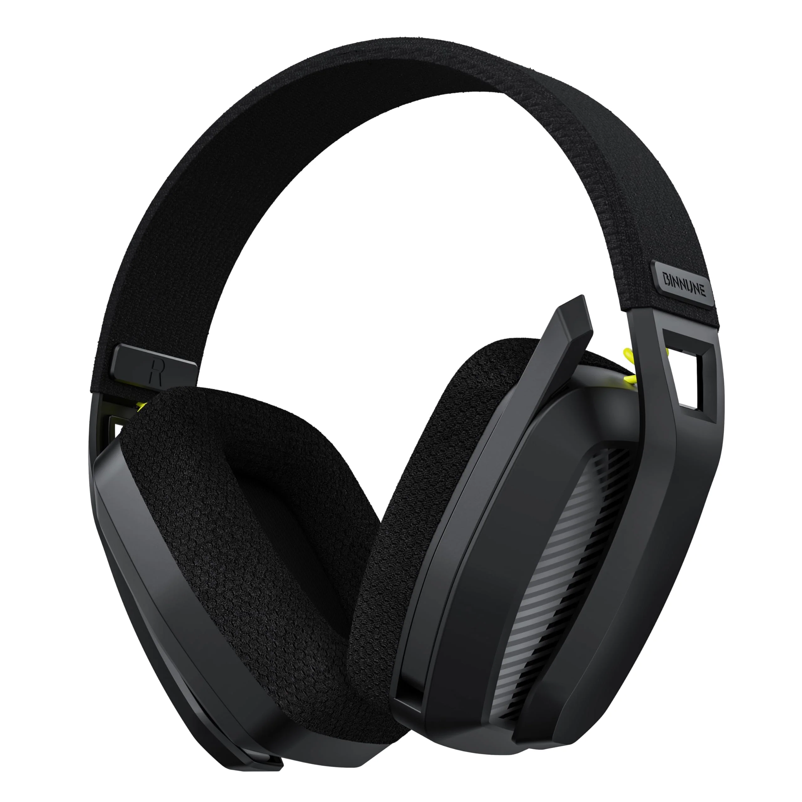 BINNUNE 2.4GHz Wireless Gaming Headset with Mic for PS5, PS4, PC, Mac, Playstation 4 5, Bluetooth Gaming Headset with Flip Microphone, Gaming Headphones for Laptop Computer, Black