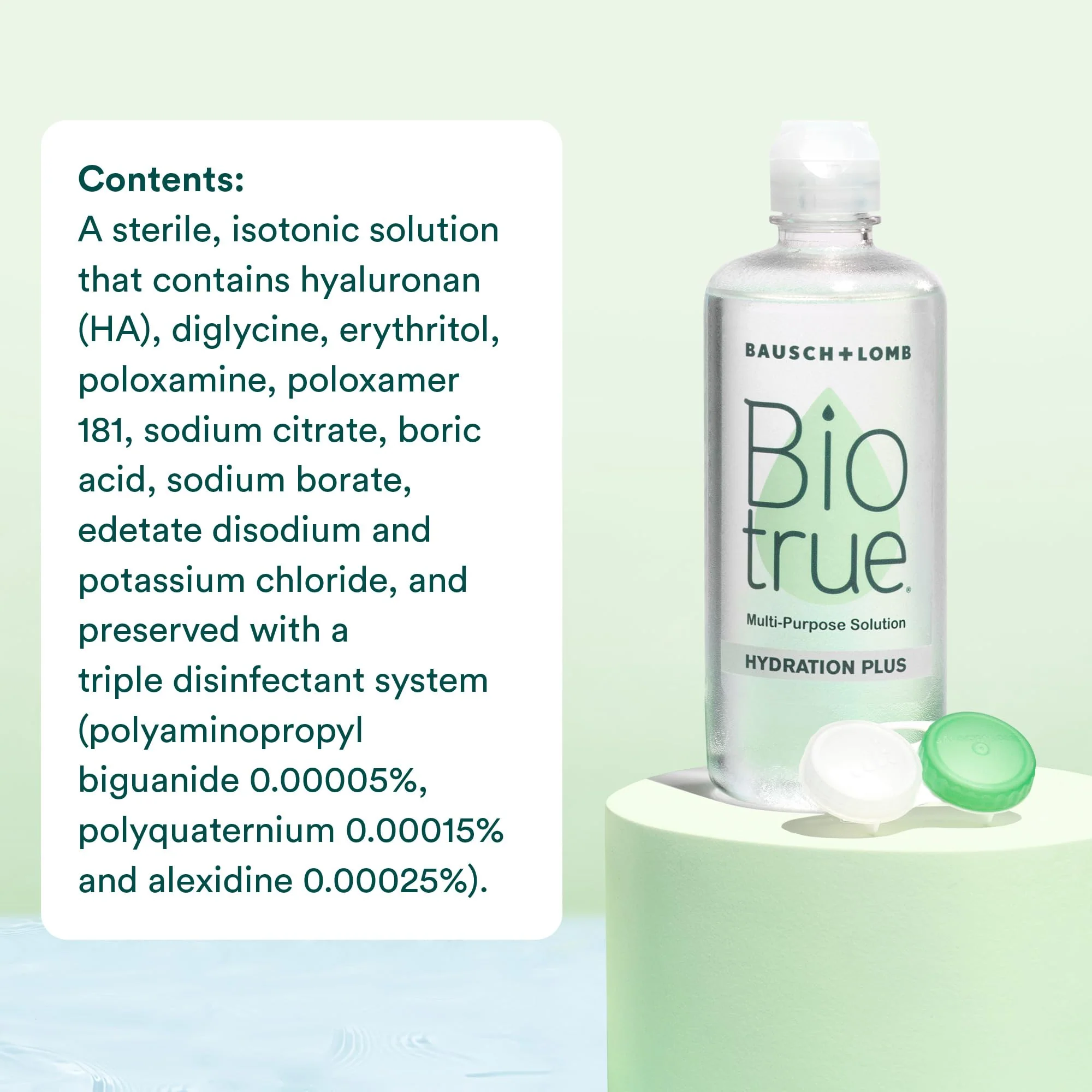 Biotrue Hydration Plus Contact Lens Solution, Multi-Purpose Solution for Soft Contact Lenses, Lens Case Included, 4 FL OZ 4 Fl Oz (Pack of 1) - Image 6