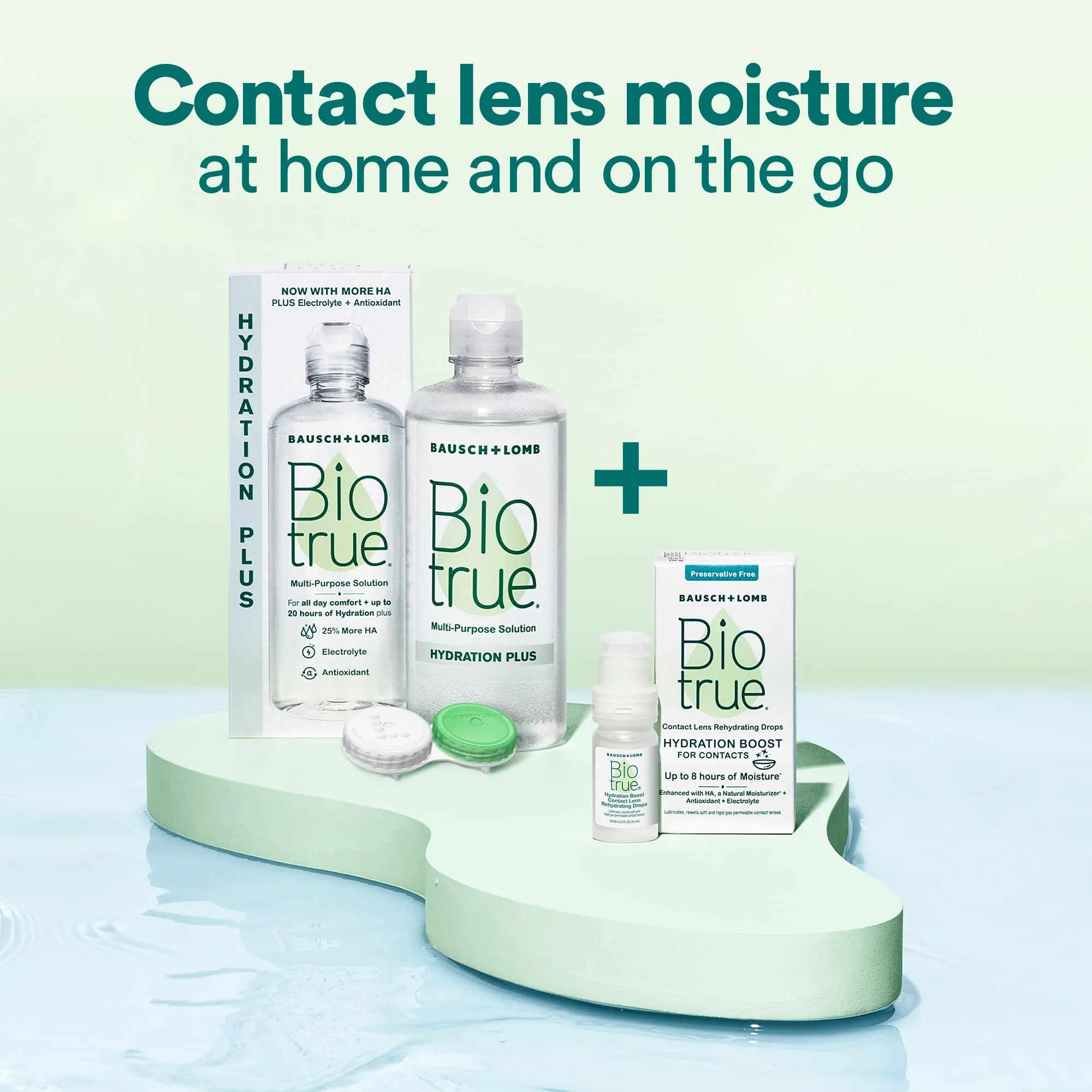Biotrue Hydration Plus Contact Lens Solution, Multi-Purpose Solution for Soft Contact Lenses, Lens Case Included, 4 FL OZ 4 Fl Oz (Pack of 1) - Image 7