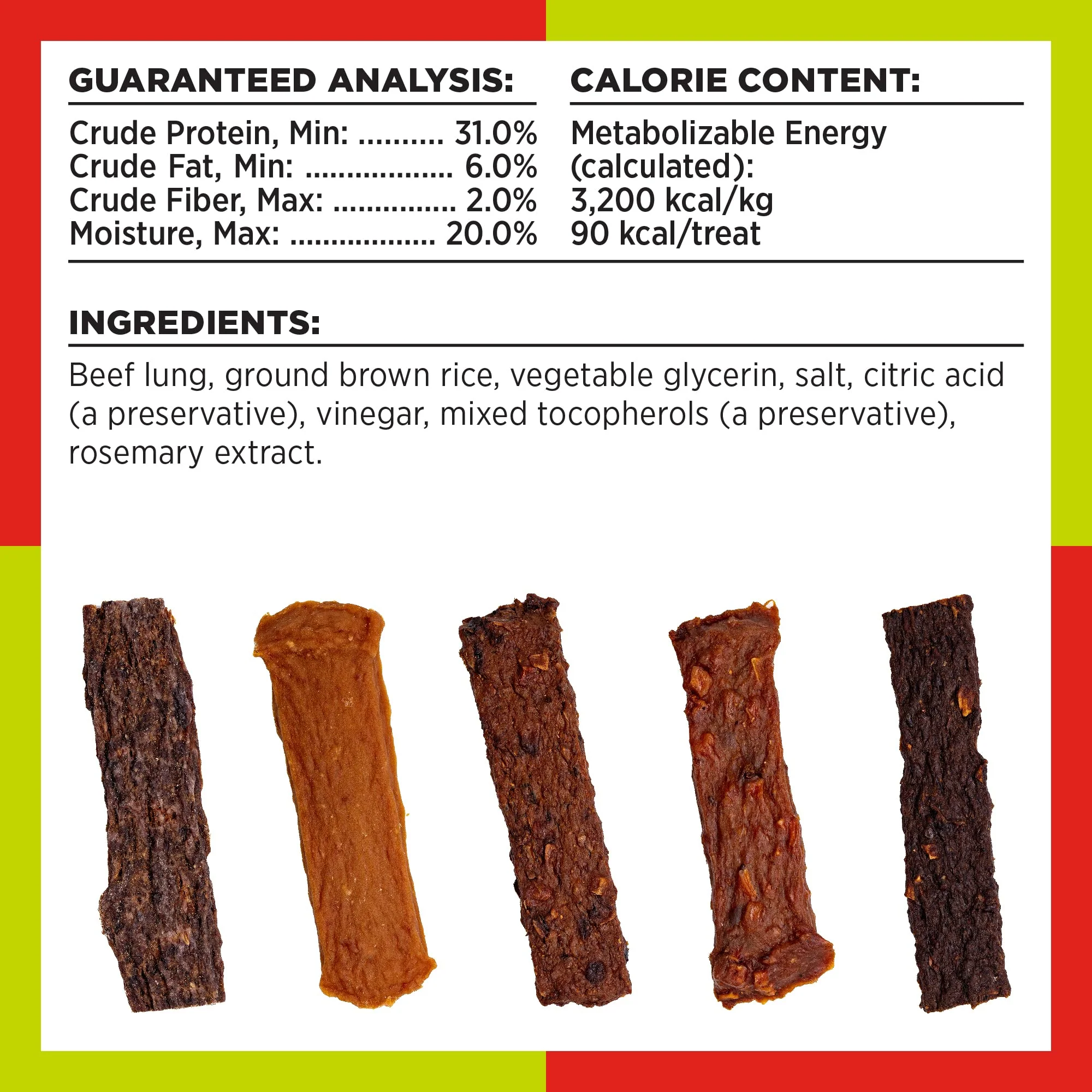 BIXBI Jerky Dog Treats, Original Beef Lung, 10 oz - USA Made Grain Free Dog Treats - High in Protein, Whole Food Nutrition, No Fillers 10 Count (Pack of 1) - Image 5