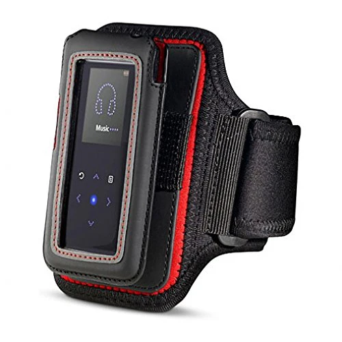 Black Neoprene Microfiber Workout Sports Armband Case Gym Carrying Pouch for iPod Nano 1st Gen - iPod Nano 2nd Gen - iPod Nano 5th Gen- iPod Nano 4th Gen