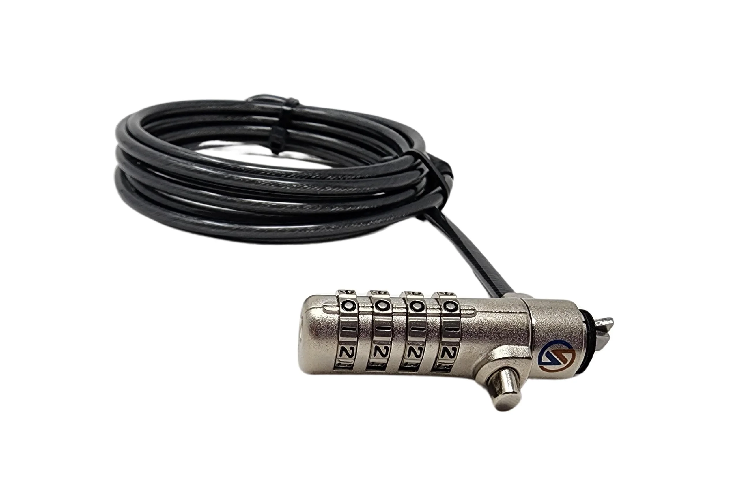 Black Notebook/Laptop Combination Lock for Wedge / N17 Security Slots