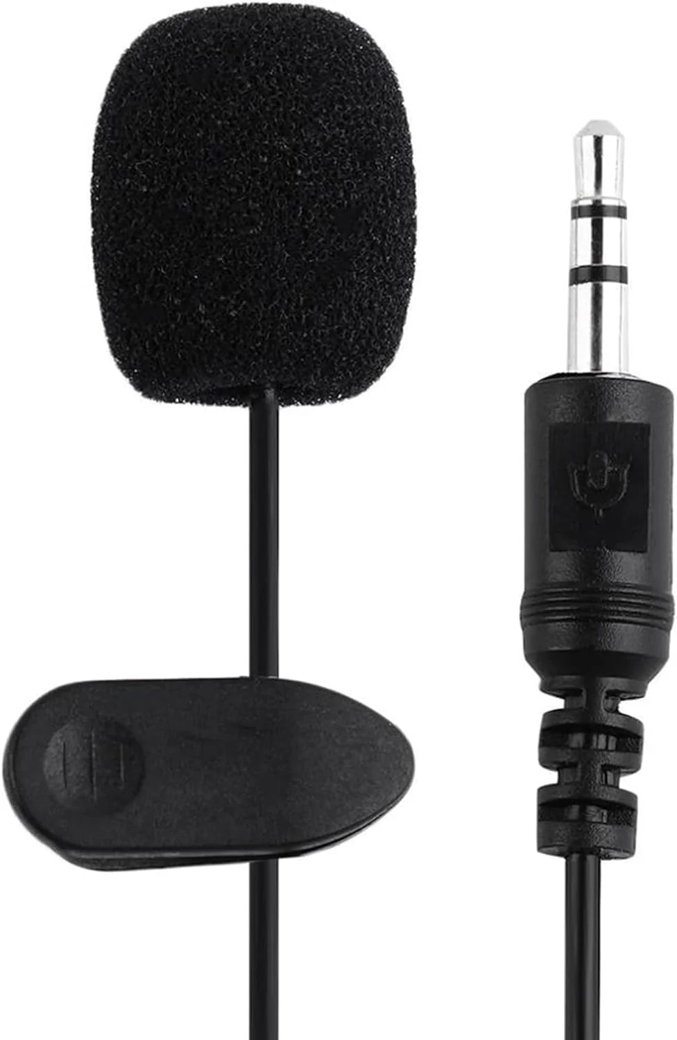 Black Plastic 3.5mm Wired Lavalier Microphone Speech Teaching Sound Amplifier Mic for Phone PC,Wireless Microphones and Systems,Wireless Lavalier Microphones - Image 5