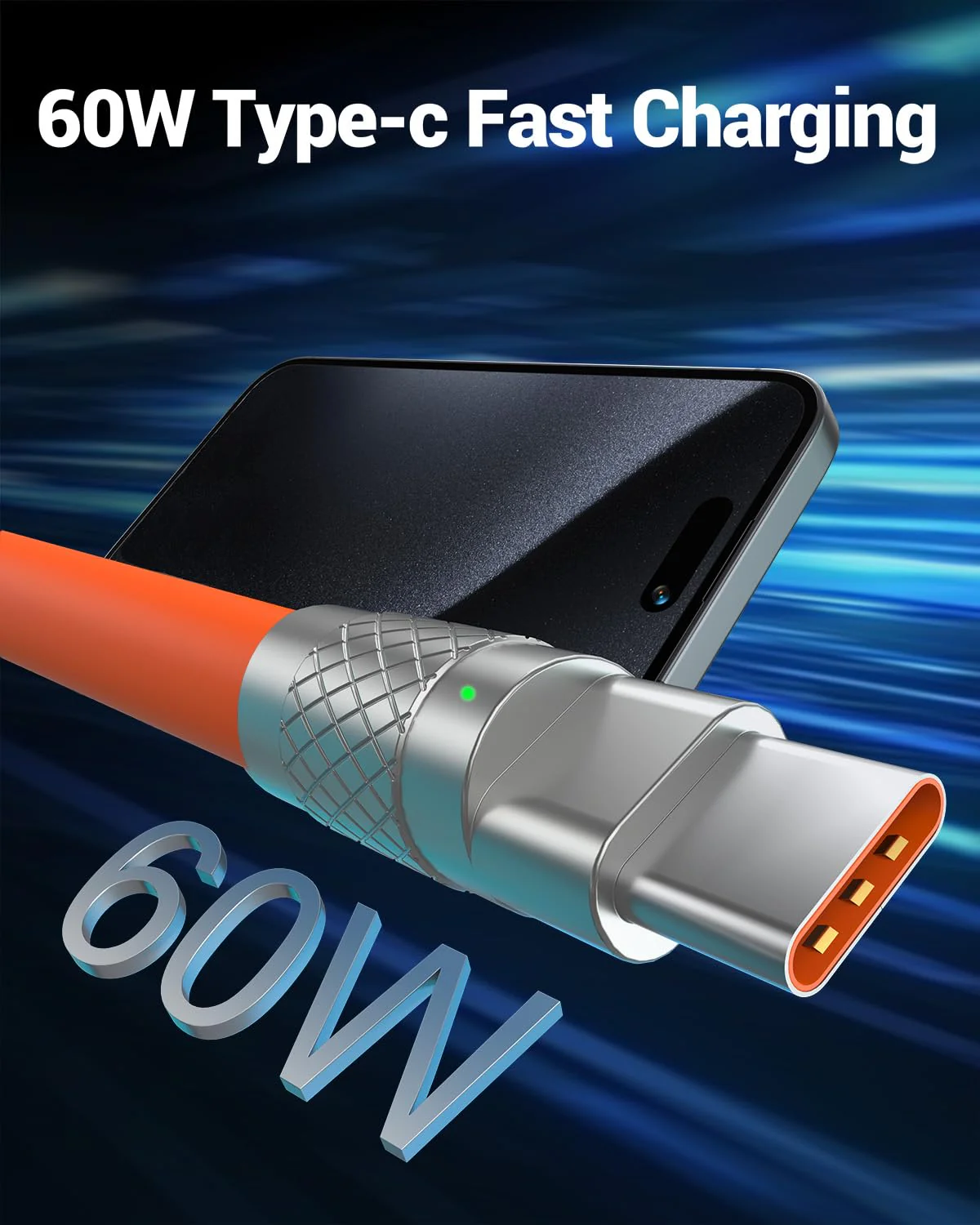 BLAVOR 20000mAh Solar Charger Power Bank PD 18W QC3.0 Fast Charging with 4 Foldable Panels (Orange) Plus 3 in 1 Multi Charging Cable 4FT - Image 7