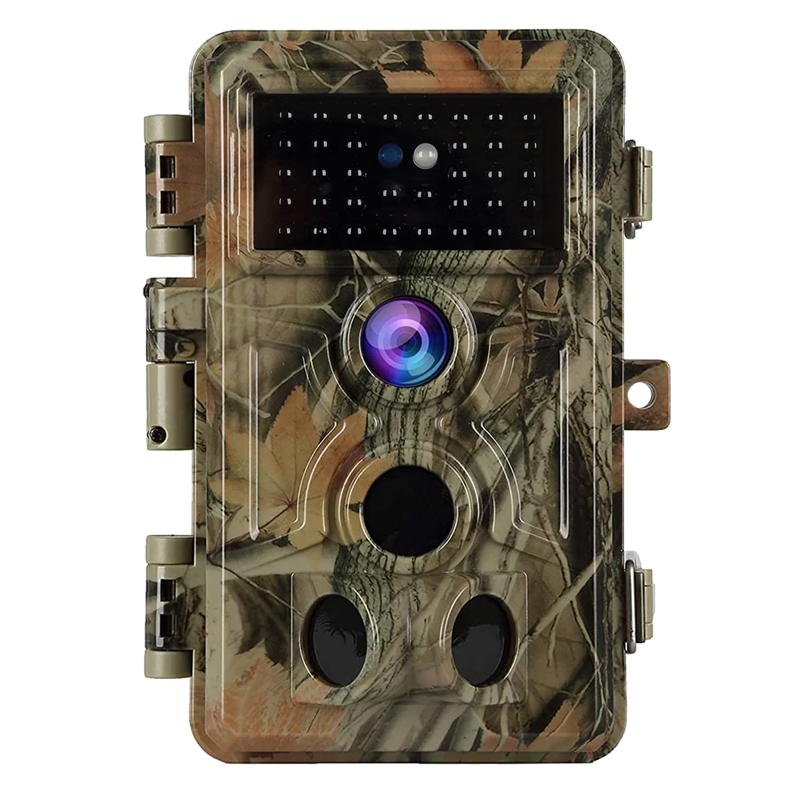 BLAZEVIDEO 32MP 1296P Game & Trail Camera 90ft Night Vision Motion Activated Waterproof Farm & Ranch Field Camera for Outdoor Deer Hunting Tracking & Backyard Surveillance Red-1