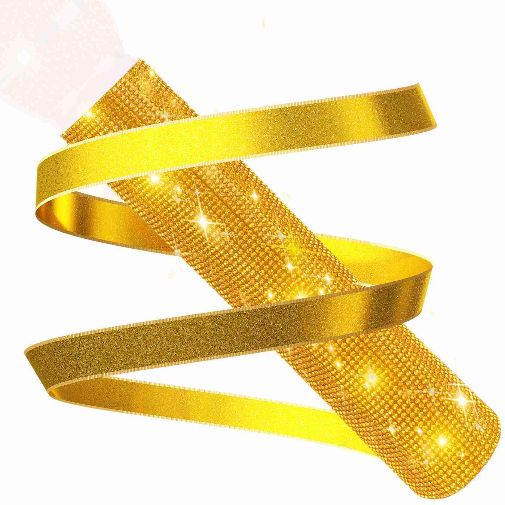 Bling Microphone Sleeve for Universal Wireless Mic Handheld, Golden Glitter on Party (Mic NOT Included)