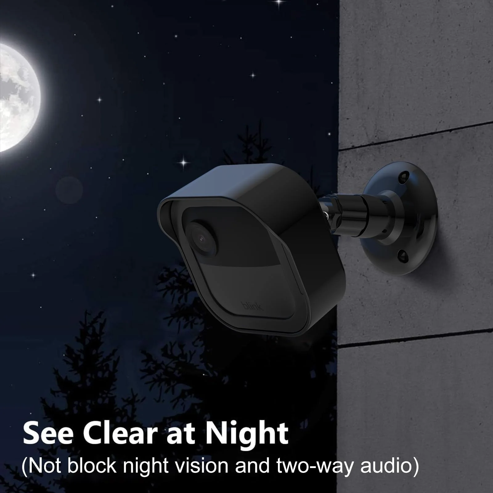 Blink Outdoor 4 (4th Gen) Wall Mount, Weatherproof Protective Cover and 360 Degree Adjustable Mount with Blink Sync Module 2 Outlet Mount for Blink Outdoor Indoor Security Camera (Black, 1 Pack) Black - Image 4
