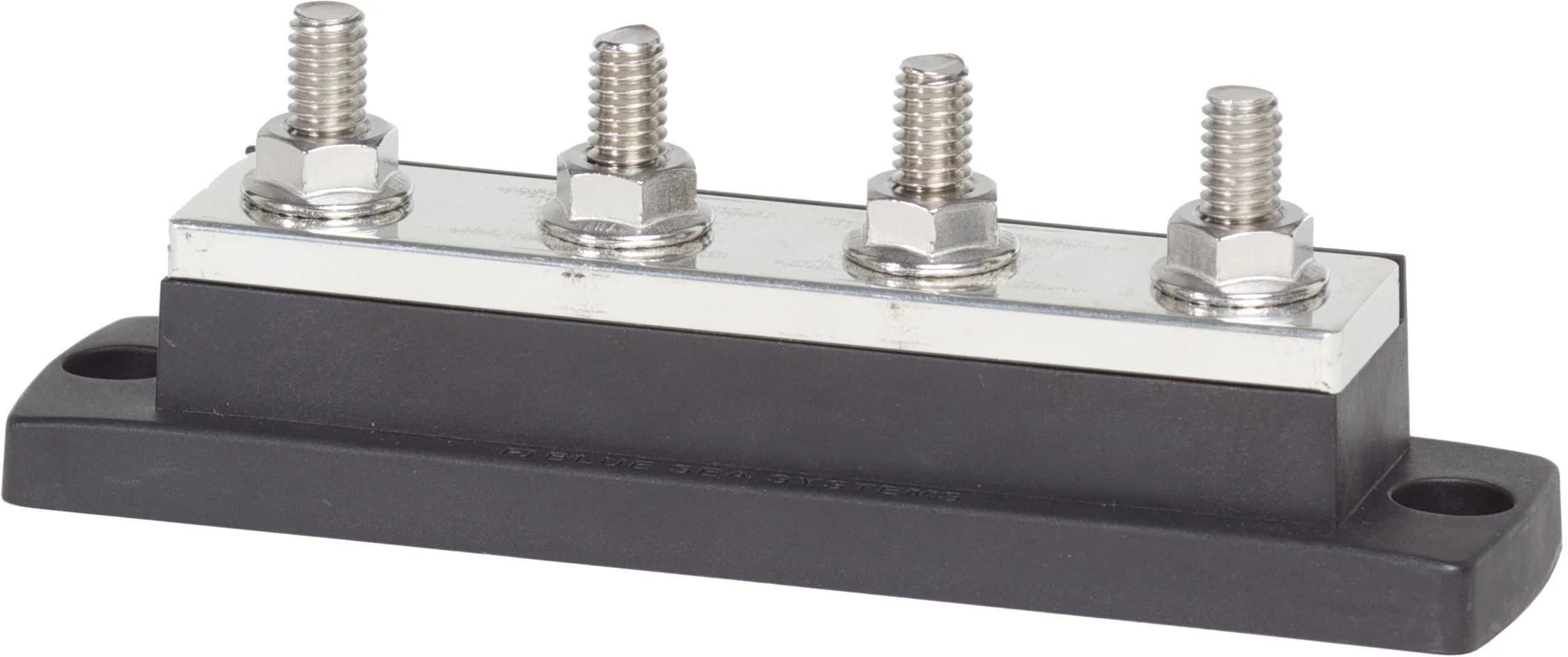 Blue Sea Systems 2127 250 Amp MaxiBus BusBar with 4 studs 250a, 4 Stud W/O Cvr