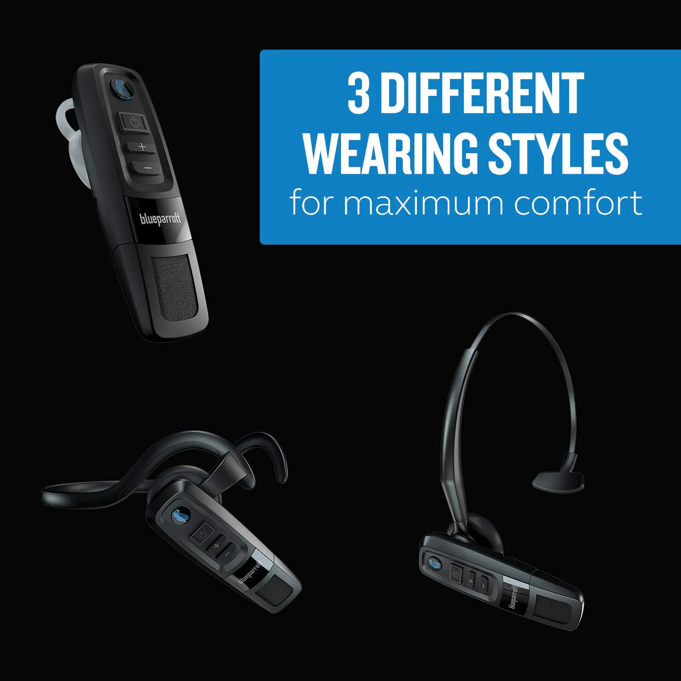 BlueParrott C300-XT Noise Canceling Bluetooth Headset – Hands-Free Wireless Headset, Perfect For High-Noise Environments, Long Wireless Range with Superior Sound, IP65-Rated, Black - Image 6