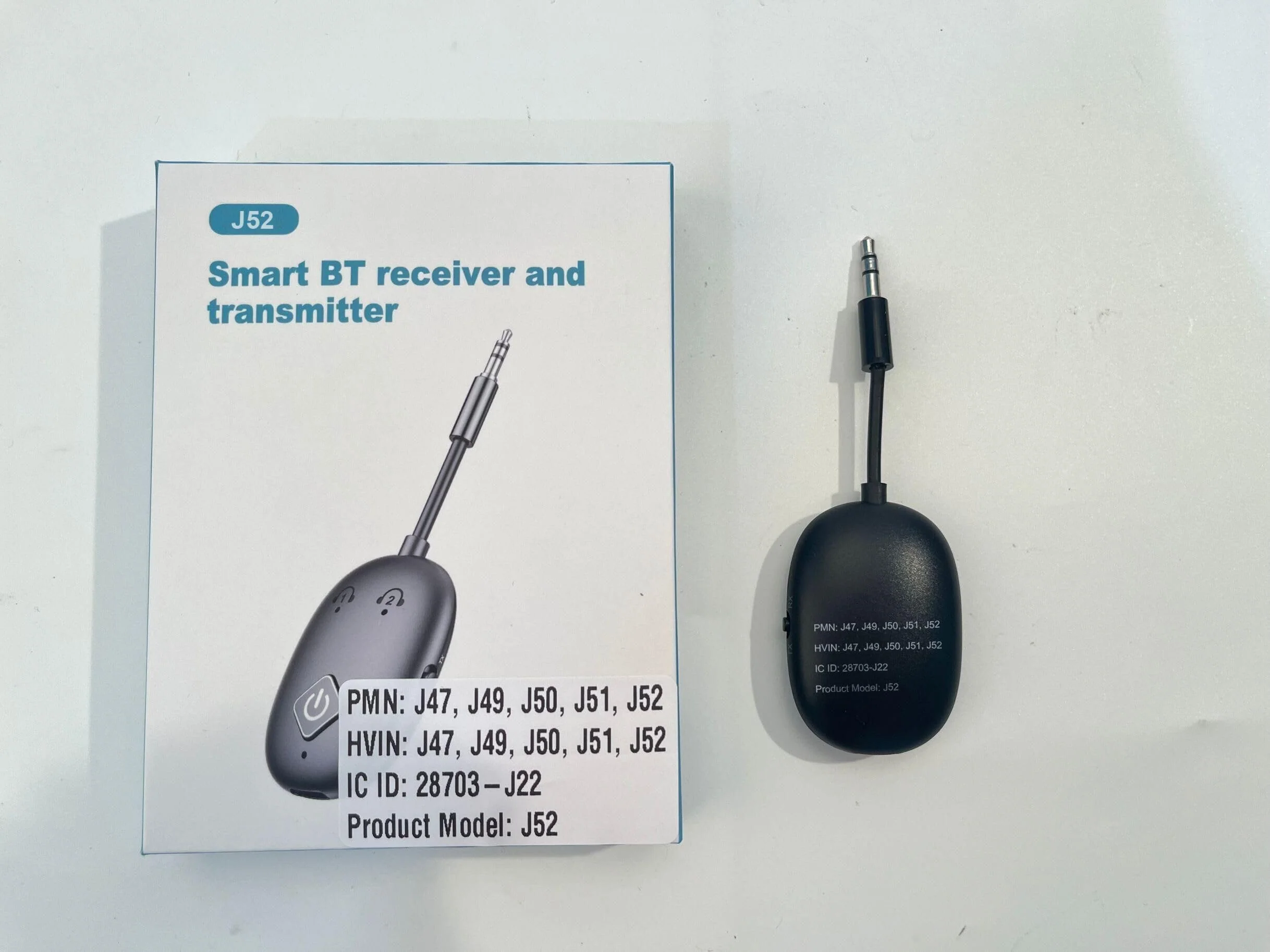 Bluetooth 5.3 Transmitter Receiver for Airplane, 2 in 1 Wireless Bluetooth Transmitter Adapter for AirPods or Wireless Headphones Dual Pairs, 3.5mm Audio for Flight TV Gym Car Stereo Tablets - Image 8