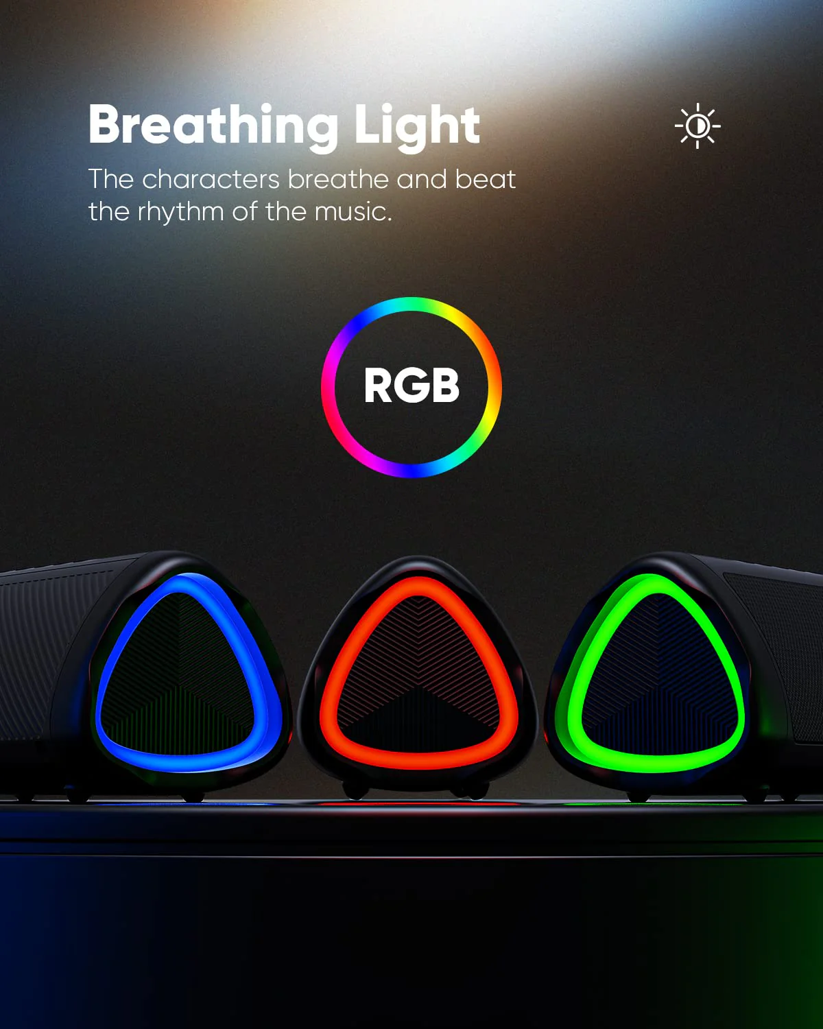 Bluetooth Speaker with HD Sound, Portable Wireless, IPX5 Waterproof, Up to 24H Playtime, TWS Pairing, BT5.3, for Home/Party/Outdoor/Beach, Electronic Gadgets, Birthday Gift (Black) 1pcs-Glossy Black - Image 4