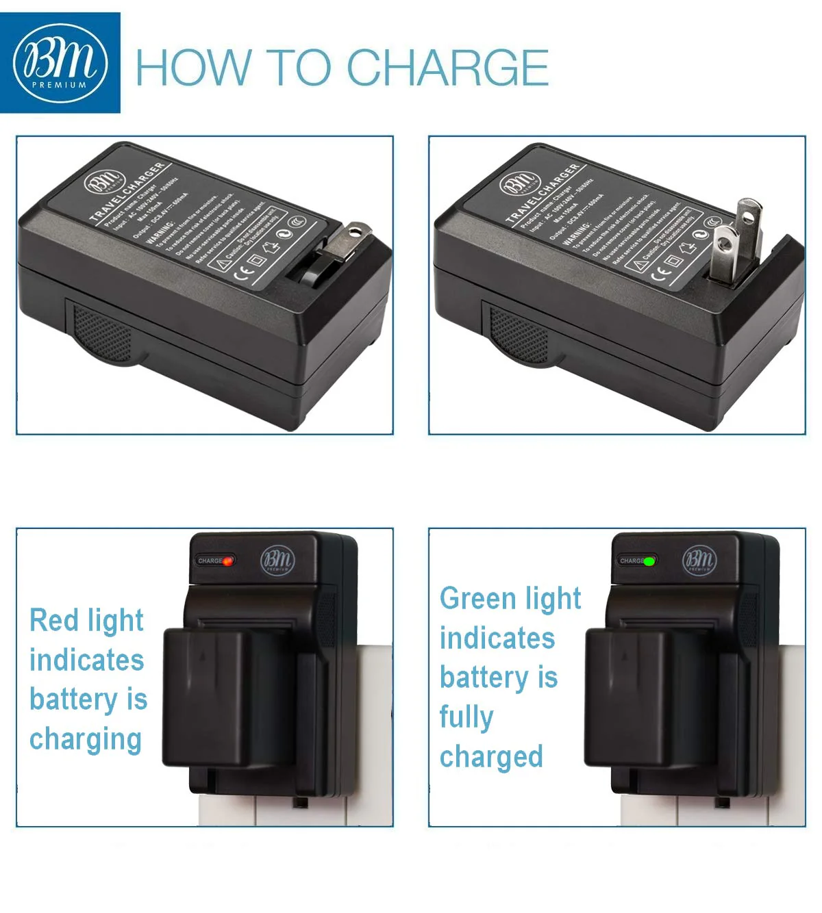 BM Premium 2 VW-VBT380 Batteries and Charger for Panasonic HC-V800K, HC-VX1K, HC-WXF1K, HCV510, HCV520, HC-V550, HCV710, HC-V720, HC-V750, HC-V770, HC-VX870, HC-VX981, HCW580, HC-W850, HC-WXF991 - Image 4