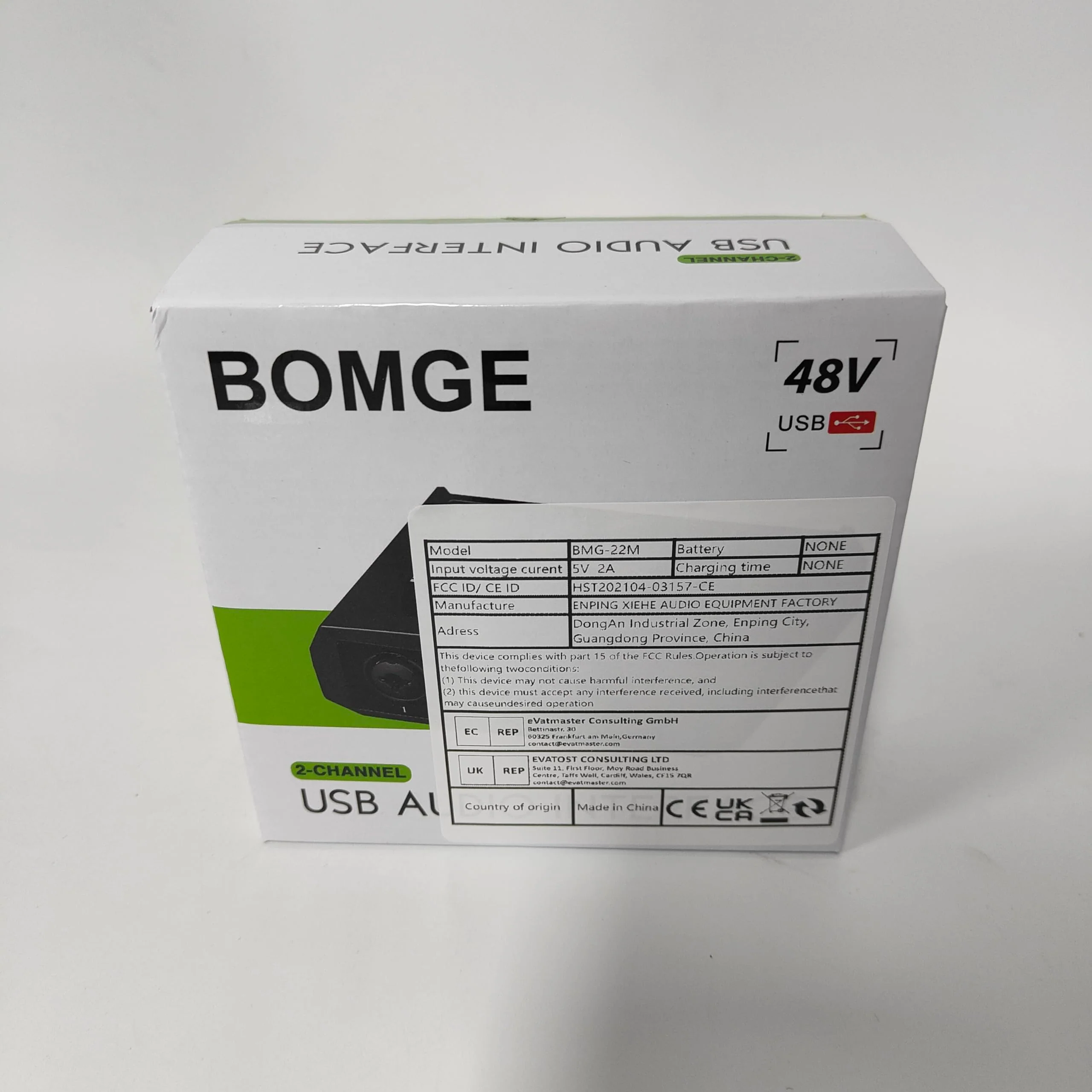 BOMGE mini 2 Channel USB Audio Interface for Recording, Streaming and Podcasting, with XLR/48V Phantom Power,Studio Quality Audio Interface for Guitarist, Vocalist, Podcaster or Producer - Image 10