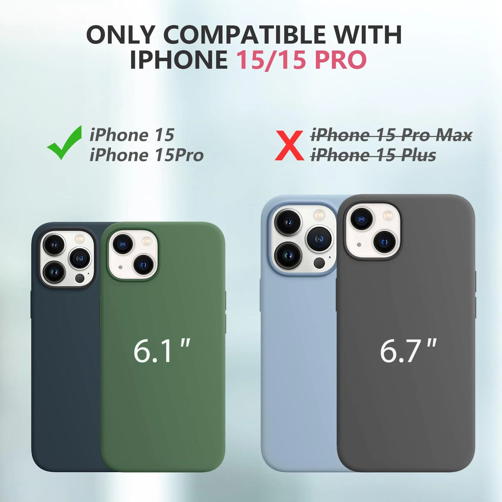 BOPPS Battery Case for iPhone 15/15 Pro,【New Upgrade】 15W Fast Powerful 7000mAh Charger Case Rechargeable Anti-Fall Premium TPU Anti-Slip for iPhone 15/15 Pro Charging Case 6.1inch,Black iPhone15/15 Pro Black - Image 2