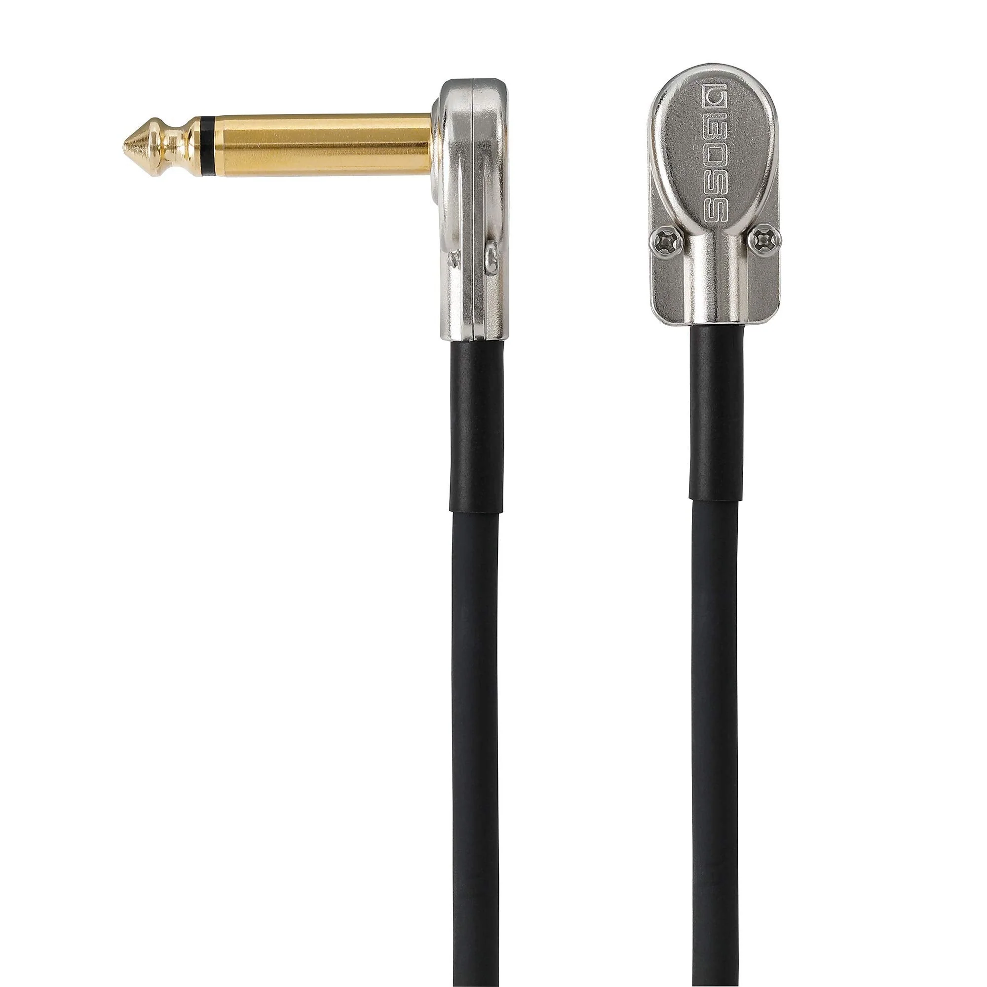 BOSS Bpc-4 – 4In/10Cm Length – Space-Saving Pedal Patch Cable with Slimline Pancake Plugs for Pedalboards - Image 2